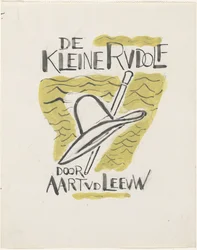 Entwurf für einen Bucheinband für: Aart van der Leeuw, De kleine Rudolf, 1930