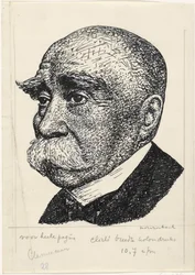 Porträt von George-Eugène-Benjamin Clemenceau