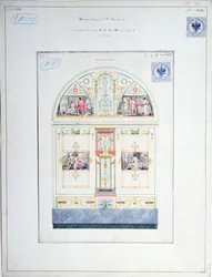 Wandgestaltung für die Eremitage, St. Petersburg, um 1840