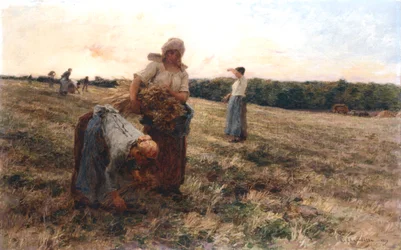 Ährenleser bei Sonnenuntergang, 1889