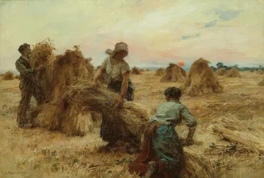 Die Erntearbeiter
