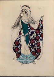 Kostümentwurf für das Ballett Artémis troublée von Paul Paray, 1922