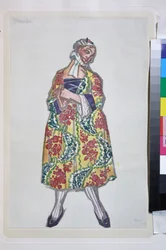 Kostüm für das Ballett „Les femmes de bonne humeur“ unter der Regie von Carlo Goldoni