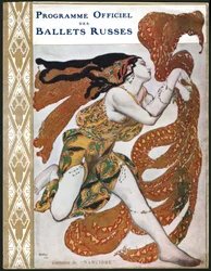 Kostüm der Bacchante für eine Aufführung der Ballets Russes 1911.