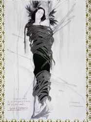 San Sebastian - Aquarell von Bakst und Text von D