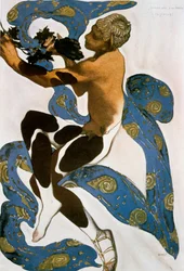 Der Faun Nijinsky, Kostümentwurf für die Ballets Russes, 1912
