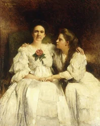 Mutter und Tochter, 1905