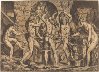 Venus an der Schmiede des Vulkan