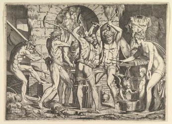 Venus in der Schmiede des Vulkan, 1546-47