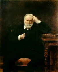 Porträt des französischen Schriftstellers Victor Hugo (1802-1885). Léon Joseph Bonnat (1833-1922), 1879. Maße: 1,38 x 1,1 m