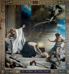 Das Martyrium des heiligen Dionysius, Bischof von Paris. 19. Jahrhundert - Paris, Panthéon