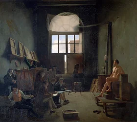 Die Werkstatt von David, 1814
