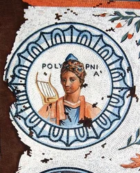 Polymnia, Muse des Heiligen Gesangs, Gesangs, der Redekunst und Rhetorik
