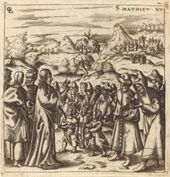 Christus tadelt die Schriftgelehrten und Pharisäer