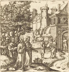 Christus lehrt die Menge