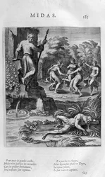 König Midas ist in der griechischen Mythologie für seine Fähigkeit bekannt, alles, was er berührte, in Gold zu verwandeln