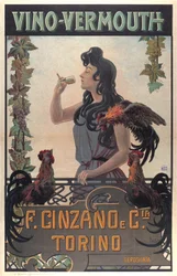 Vino-Vermouth Werbung, ca. 1900