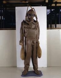 Tauchermodell nach dem Entwurf von Leonardo da Vinci