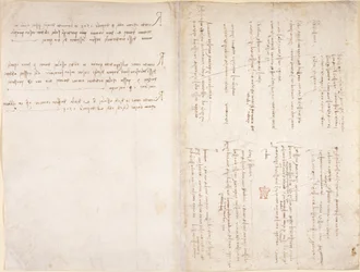 Leonardo da Vincis Notizen aus dem 
