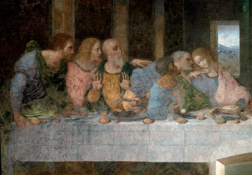Detail von Das Abendmahl (Il Cenacolo)