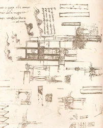 Zeichnung von Projekten für Burgen und Villen, ca. 1472-1519