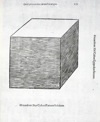 Hexaedron planum solidum, Illustration aus 