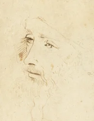 Porträt von Leonardo da Vinci, ca. 1518