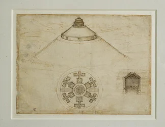 Entwurf für ein zentrales Grabmal; Erhebung