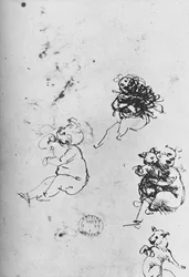 Studien von Kindern und Katzen, 1478-1481, 1945