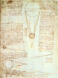 Studien zur Beleuchtung des Mondes, fol. 1r aus dem Codex Leicester, um 1506-08