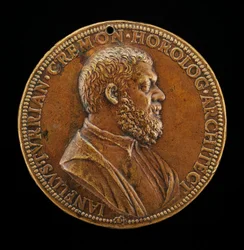 Giannello della Torre von Cremona, Ingenieur im Dienst von Karl V. (Vorderseite)