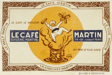 Französische Werbung für den Kaffee Martin, nach Leonetto Cappiello 1921
