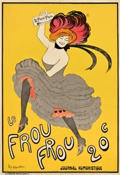 Plakatwerbung für die französische Zeitschrift „Le Frou Frou“, 1899