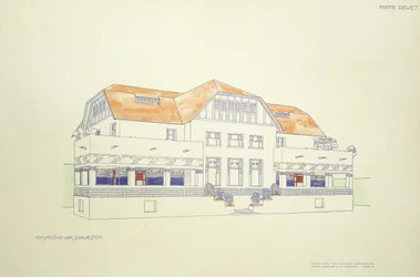 Ansicht von Nordosten, ca. 1901