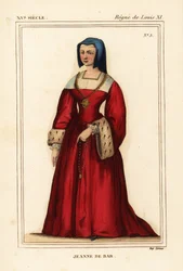 Jeanne de Bar, einzige Tochter von Robert de Bar, Ehefrau von Louis de Luxembourg