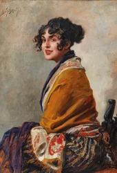 Porträt der Schauspielerin Lili Marberg 1876-1962