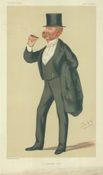 Oberst Charles Napier Sturt, ein jüngerer Sohn, 25. November 1876, Vanity Fair Karikatur