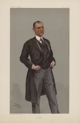 Frederick Treves, Freddie, 19. Juli 1900, Vanity Fair Karikatur (Chromolithografie)