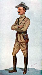 Robert Baden-Powell, englischer Soldat, 1900