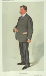 Sir Philip Watts, Schiffbau, 7. April 1910, Vanity Fair Karikatur