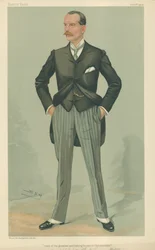 Der ehrenwerte W. F. D. Smith, Leiter des größten Verlagshauses der Christenheit, 8. Dezember 1904, Vanity Fair Karikatur