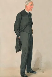 Der Rev. Joseph Wood, D.D. Direktor von Harrow, 1910