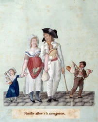 Französische Revolution: Eine Familie geht zur Guinguette