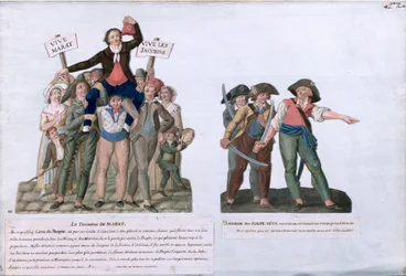 Der Triumph von Marat und Camille Jordan sagte 