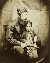 Rev. James Langton Clark und Sohn Charles
