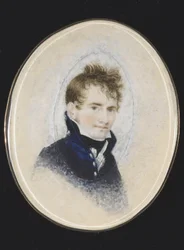 Porträt von Paul Peckham, ca. 1810-20