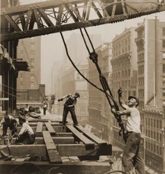 Bauarbeiter am Empire State Building, ca. 1930