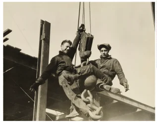 Bauarbeiter am Empire State Building, ca. 1930