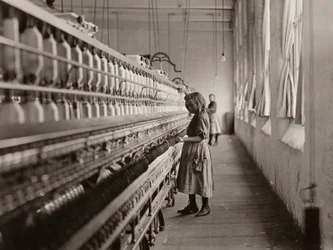 Sadie Pfeifer, eine Baumwollspinnerin, Lancaster, South Carolina