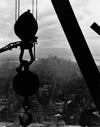 Blick auf Lower Manhattan vom Empire State Building, 1931